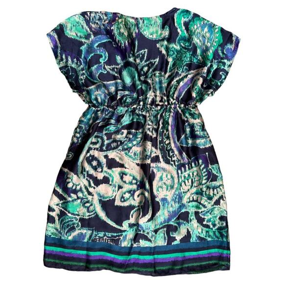 Xhiliration Multicolor Print Knee Length Dress, M - Picture 3 of 5